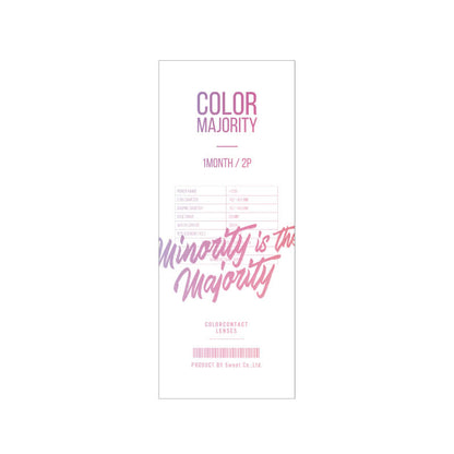 COLOR MAJORITY 1MONTH INNOCENT(1BOX 2SHEETS) 2