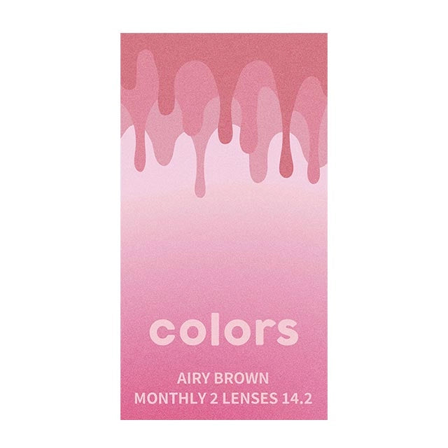 COLORS 1MONTH AIRY BROWN(1BOX 2SHEETS) 2