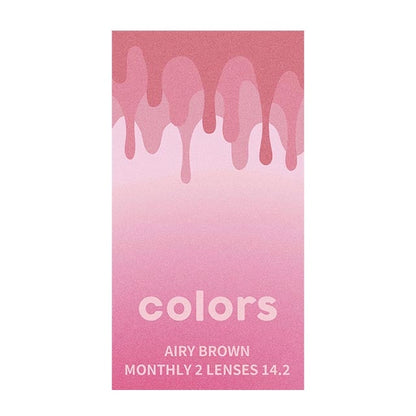 COLORS 1MONTH AIRY BROWN(1BOX 2SHEETS) 2