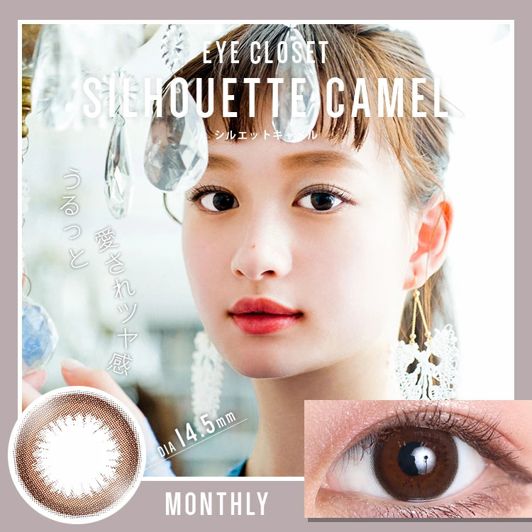 EYE CLOSET 1MONTH SILHOUETTE CAMEL(1BOX 2SHEETS) MAIN IMAGE