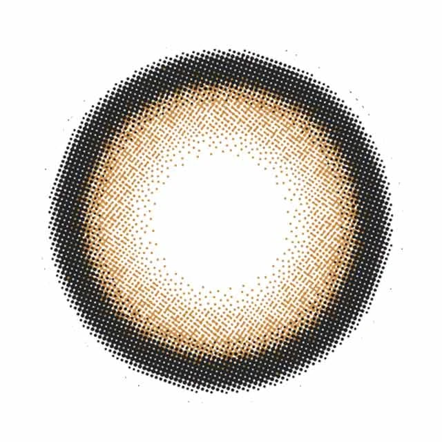 FLURRY 1DAY RING ORANGE BROWN(1BOX 10SHEETS) 1