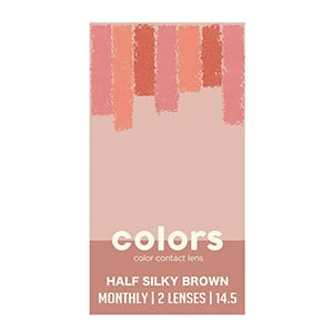 COLORS 1MONTH HALF SILKY BROWN(1BOX 2SHEETS) 0