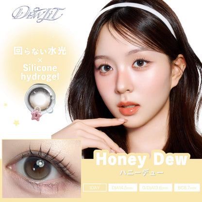 DEWLIT SILICONE HYDROGEL 1DAY HONEY DEW(1BOX 10SHEETS) MAIN IMAGE