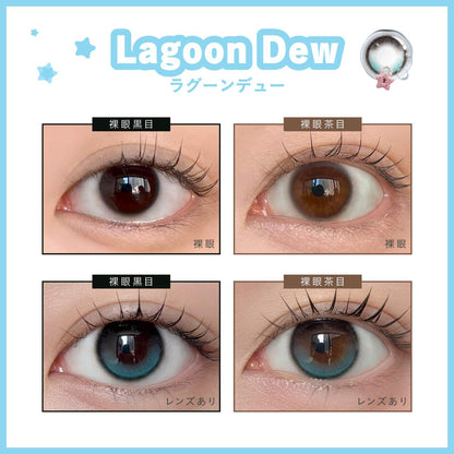 DEWLIT SILICONE HYDROGEL 1DAY LAGOON DEW(1BOX 10SHEETS) 0