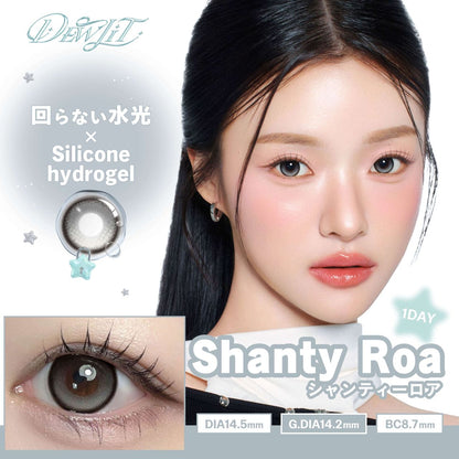 DEWLIT SILICONE HYDROGEL 1DAY SHANTY ROA(1BOX 10SHEETS) MAIN IMAGE