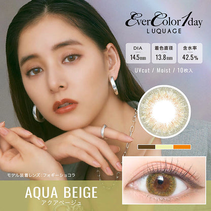 EVERCOLOR 1DAY LUQUAGE AQUA BEIGE(1BOX 10SHEETS) MAIN IMAGE