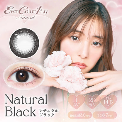 EVERCOLOR 1DAY NATURAL NATURAL BALCK(1BOX 20SHEETS) MAIN IMAGE