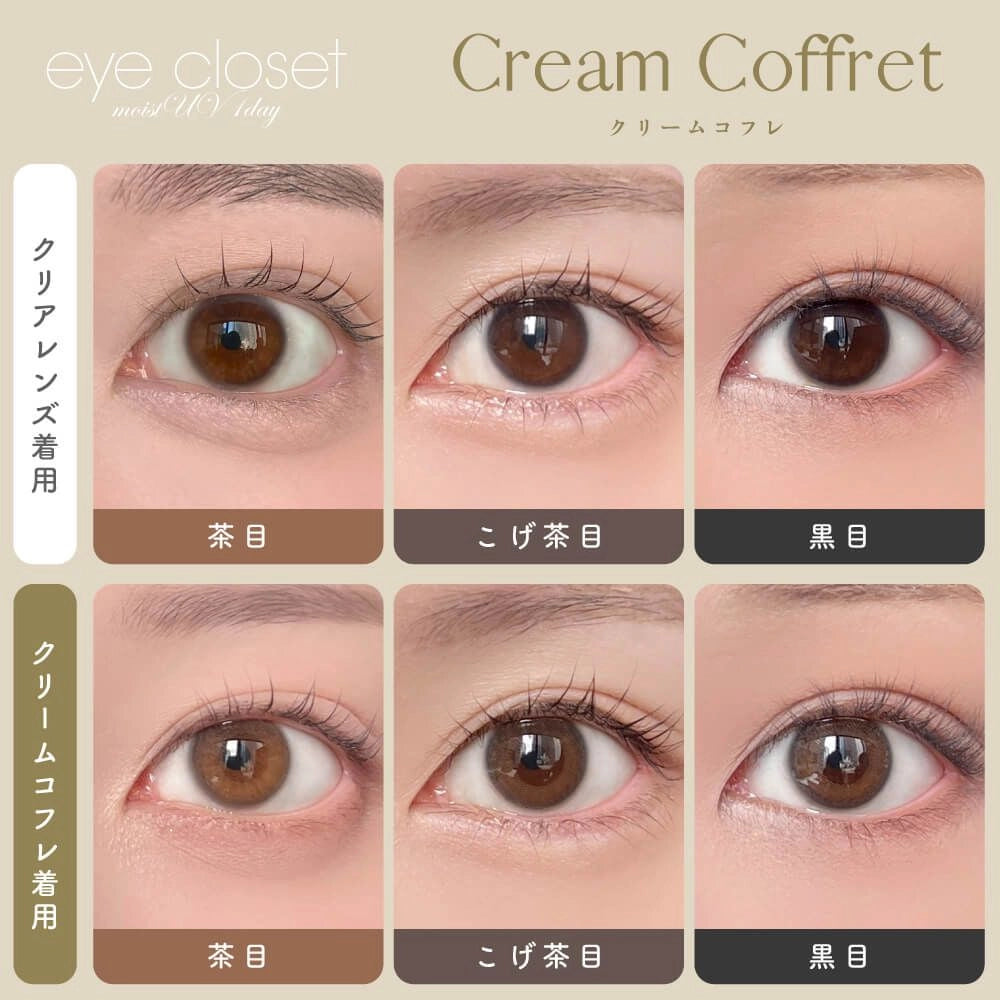 EYE CLOSET 1DAY MOIST UV 14.0mm CREAM COFFRET(1BOX 10SHEETS) 0