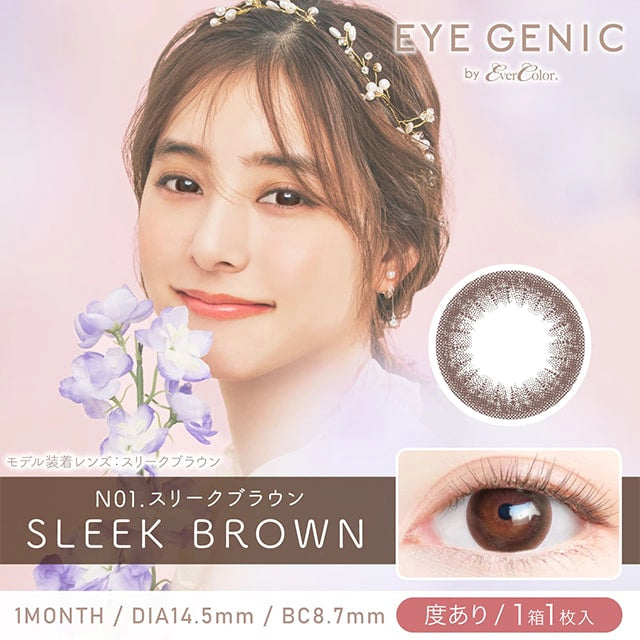 EYEGENIC BY EVERCOLOR SLEEK BROWN(1BOX 1SHEET) MAIN IMAGE