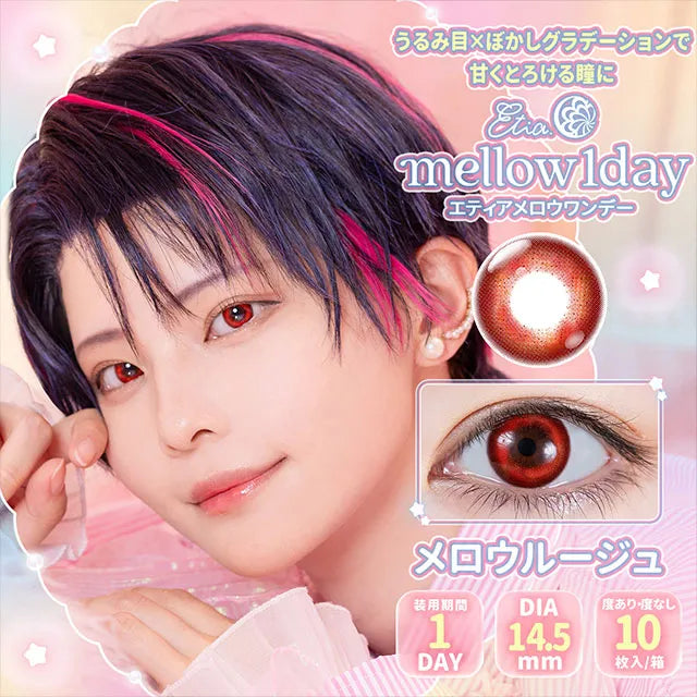 ETIA MELLOW 1DAY MELLOW ROUGE(1BOX 10SHEETS) MAIN IMAGE