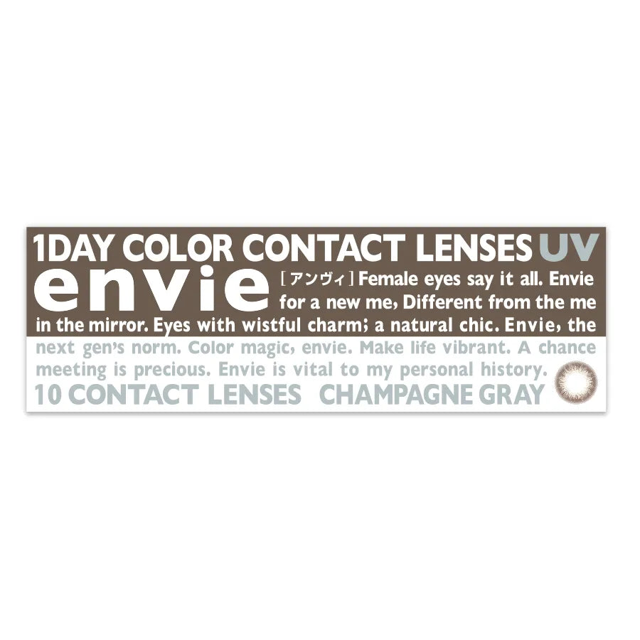 ENVIE 1DAY CHAMPAGNE GRAY(1BOX 10SHEETS) 2