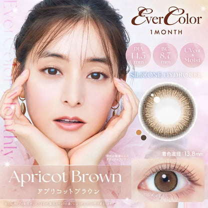 EVERCOLOR 1MONTH APRICOT BROWN(1BOX 2SHEETS) MAIN IMAGE