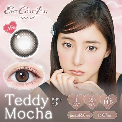 EVERCOLOR 1DAY NATURAL TEDDY MOCHA(1BOX 20SHEETS) MAIN IMAGE