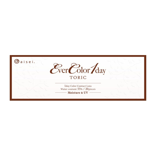 EVERCOLOR 1DAY NATURAL TORIC HITOMEBORE NO KOI CYL-0.75(1BOX 20SHEETS) 2