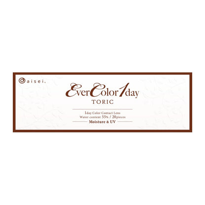 EVERCOLOR 1DAY NATURAL TORIC HITOMEBORE NO KOI CYL-0.75(1BOX 20SHEETS) 2