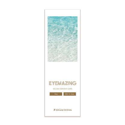 EYEMAZING 1DAY SHINE BROWN(1BOX 10SHEETS) 2