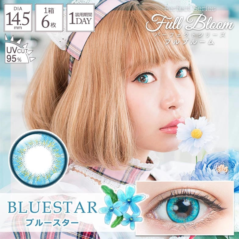PERFECT SERIES FULL BLOOM 1DAY BLUE STAR(1BOX 6SHEETS) MAIN IMAGE