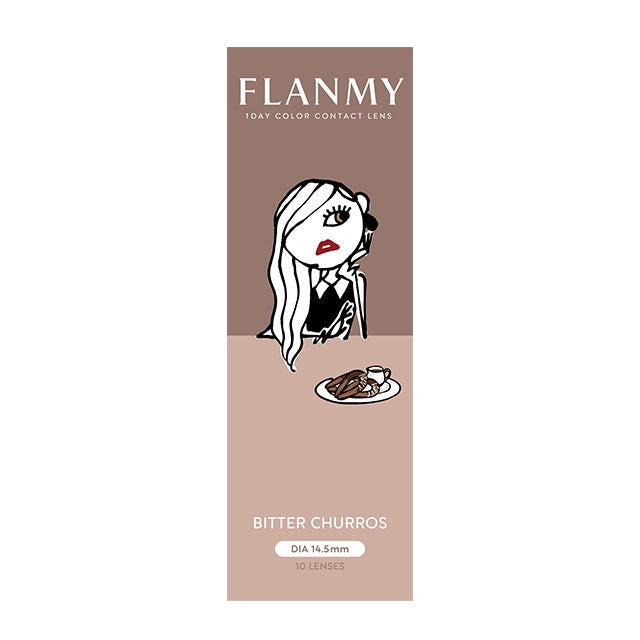 FLANMY SWEET 1DAY BITTER CHURROS(1BOX 10SHEETS) 2