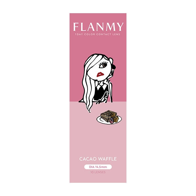 FLANMY SWEET 1DAY CACAO WAFFLE(1BOX 10SHEETS) 2