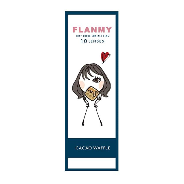 FLANMY SWEET 1DAY CACAO WAFFLE(1BOX 10SHEETS) 2