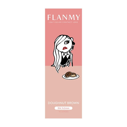 FLANMY SWEET 1DAY DOUGHNUT BROWN(1BOX 10SHEETS) 2