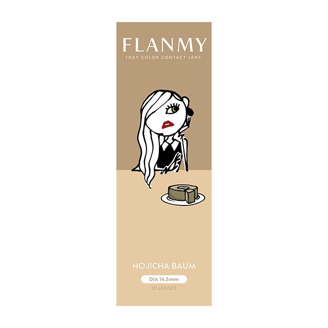 FLANMY SWEET 1DAY HOJICHA BAUM(1BOX 10SHEETS) 2