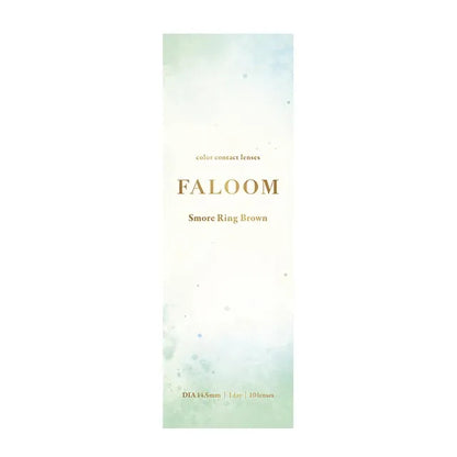FALOOM 1DAY SMORE RING BROWN(1BOX 10SHEETS) 2