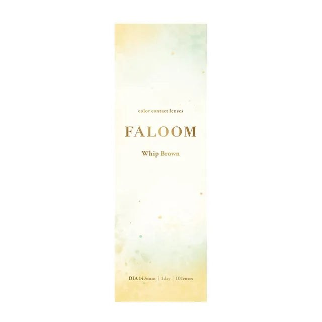 FALOOM 1DAY WHIP BROWN(1BOX 10SHEETS) 2