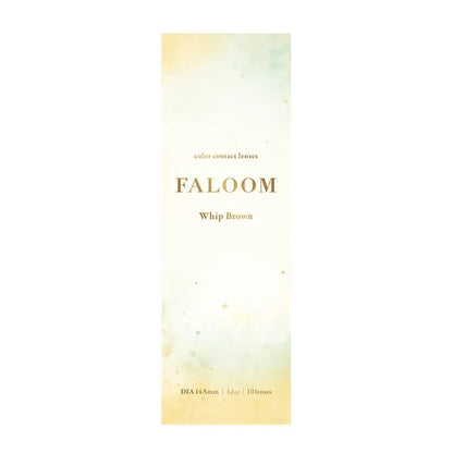 FALOOM 1DAY WHIP BROWN(1BOX 10SHEETS) 2