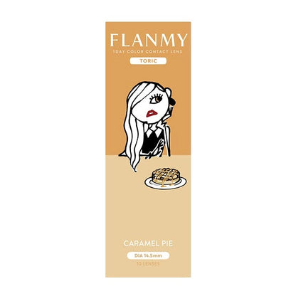 FLANMY TORIC 1DAY CARAMEL PIE CYL -0.75(1BOX 10SHEETS) 2