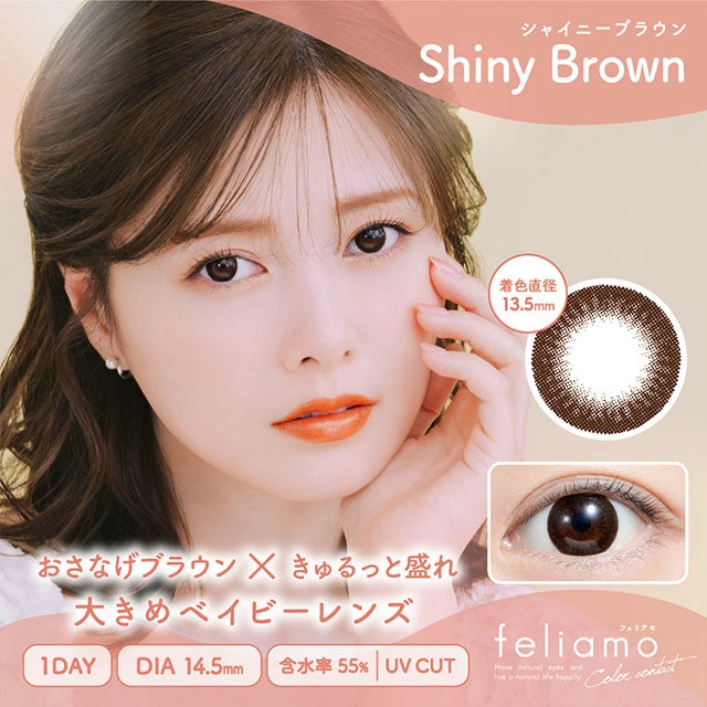 FELIAMO 1DAY SHINY BROWN(1BOX 10SHEETS) MAIN IMAGE