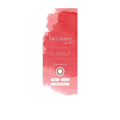 FELIAMO 1DAY SHEER BROWN(1BOX 10SHEETS) 2