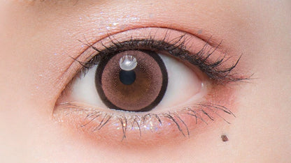FLURRY 1DAY RING PINK BROWN(1BOX 10SHEETS) 1