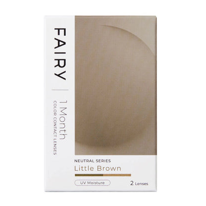 FAIRY 1MONTH NEUTRAL SERIES LITTLE BROWN(1BOX 2SHEETS) 2