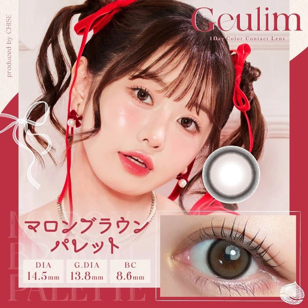 GEULIM 1DAY MARON BROWN PALETTE(1BOX 10SHEETS) MAIN IMAGE