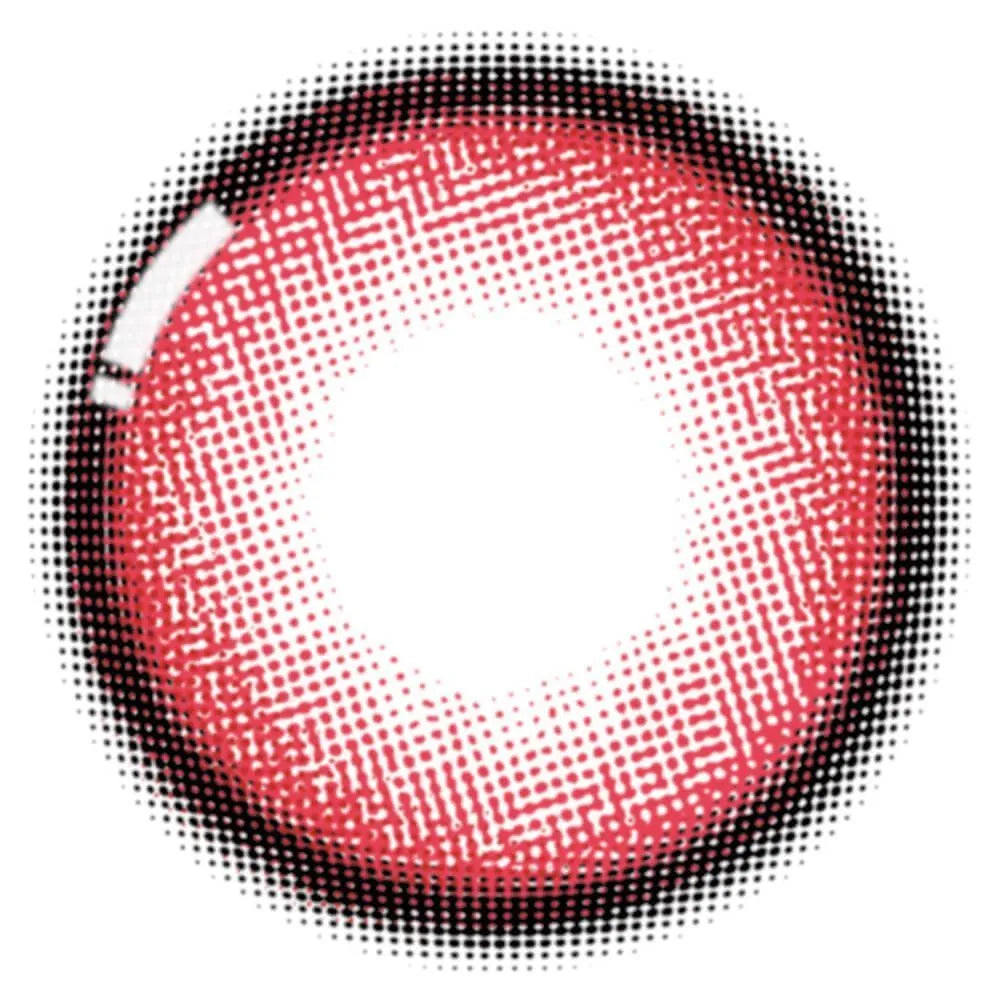 HONEY KISS 1MONTH 15.0mm CHULUN CANDY RED(1BOX 2SHEETS) 1