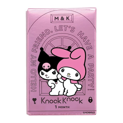 KNOCK KNOCK 1MONTH X KUROMI♡MY MELODY MY MELODY&KUROMI[KINOKO PARTY](1BOX 2SHEETS) 2