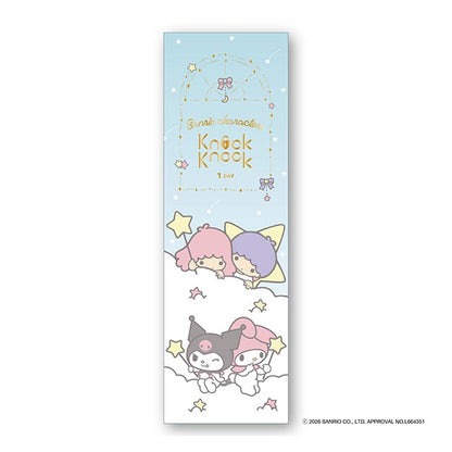 KNOCK KNOCK×KUROMI♡MYMELODY 1DAY LITTLE TWIN STARS KIKI STARRY NIGHT BLUE(1BOX 10SHEETS) 2