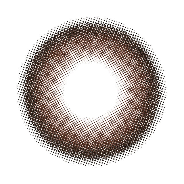 ULULUMO BY MOTECON 1DAY CHOCO RING BROWN(1BOX 10SHEETS) 1