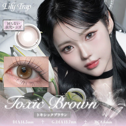 LILY TRAP 1DAY TOXIC BROWN(1BOX 10SHEETS) MAIN IMAGE