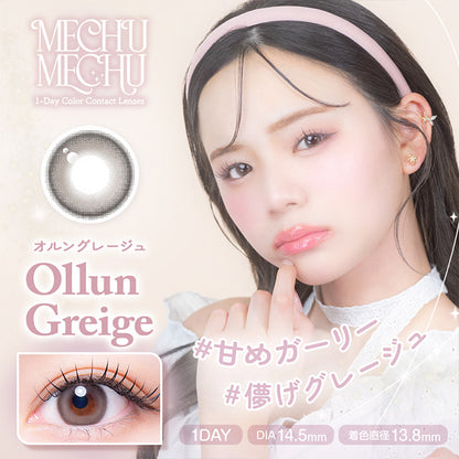 MECHUMECHU 1DAY OLLUN GREIGE(1BOX 10SHEETS) MAIN IMAGE