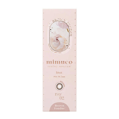 MIMUCO 1DAY BROWN FONDUE(1BOX 10SHEETS) 2