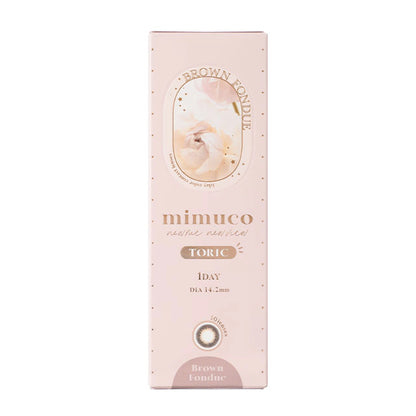 MIMUCO 1DAY BROWN FONDUE CYL-1.25(1BOX 10SHEETS) 2