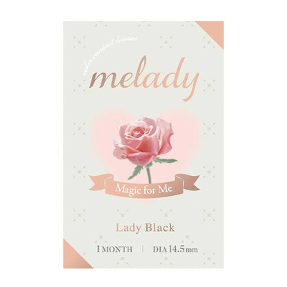 MELADY 1MONTH LADY BLACK(1BOX 2SHEETS) 2