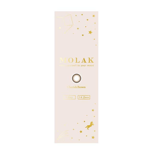 MOLAK 1DAY CHERISH BROWN(1BOX 10SHEETS) 2