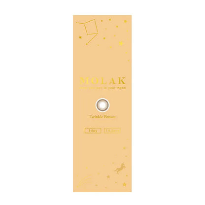 MOLAK 1DAY TWINKLE BROWN(1BOX 10SHEETS) 2