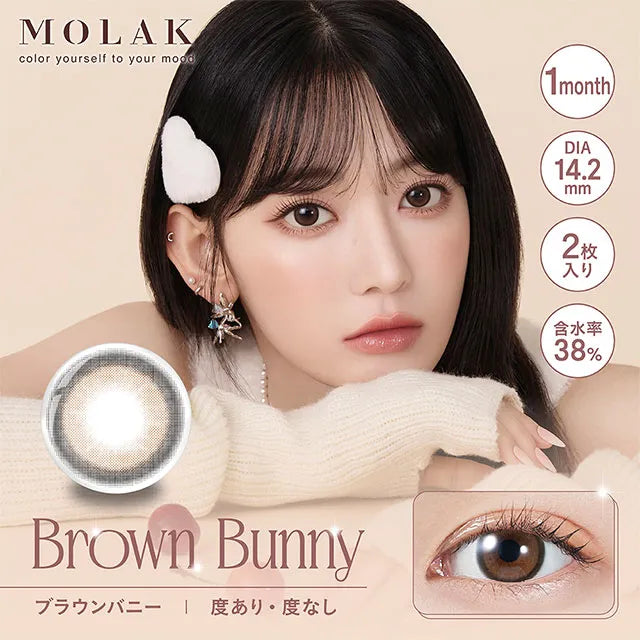 MOLAK 1MONTH BROWN BUNNY(1BOX 2SHEETS) MAIN IMAGE