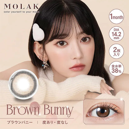 MOLAK 1MONTH BROWN BUNNY(1BOX 2SHEETS) MAIN IMAGE