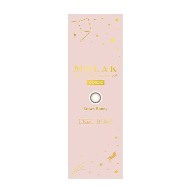 MOLAK TORIC 1DAY BROWN BUNNY CYL-1.25(1BOX 10SHEETS) 2