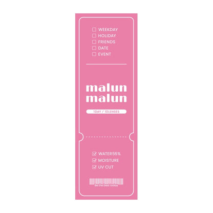 MALUNMALUN 1DAY LUNARIA PINK(1BOX 10SHEETS) 2